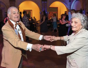 BS ’58, and his wife, Lucia, dance the night away during Alumni Weekend.