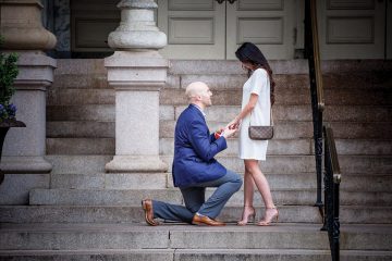 Drexel Engagement Photo