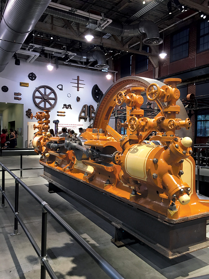 19th century ammonia compressor