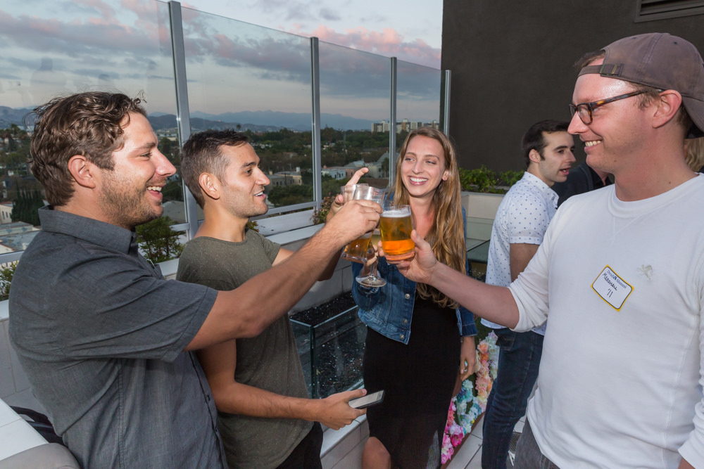 Group photo of alumni in Los Angeles