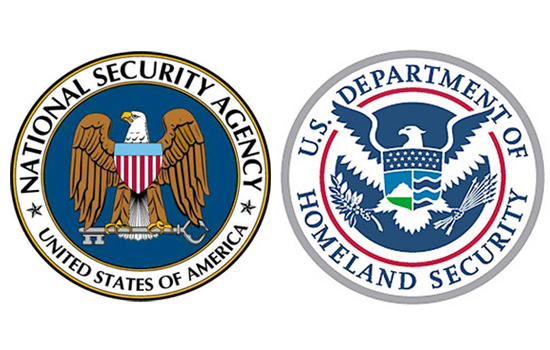 NSA and DHS logos