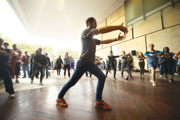 a dance class