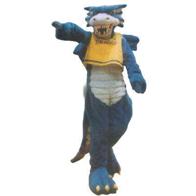 drexel mascot wearing a jersey