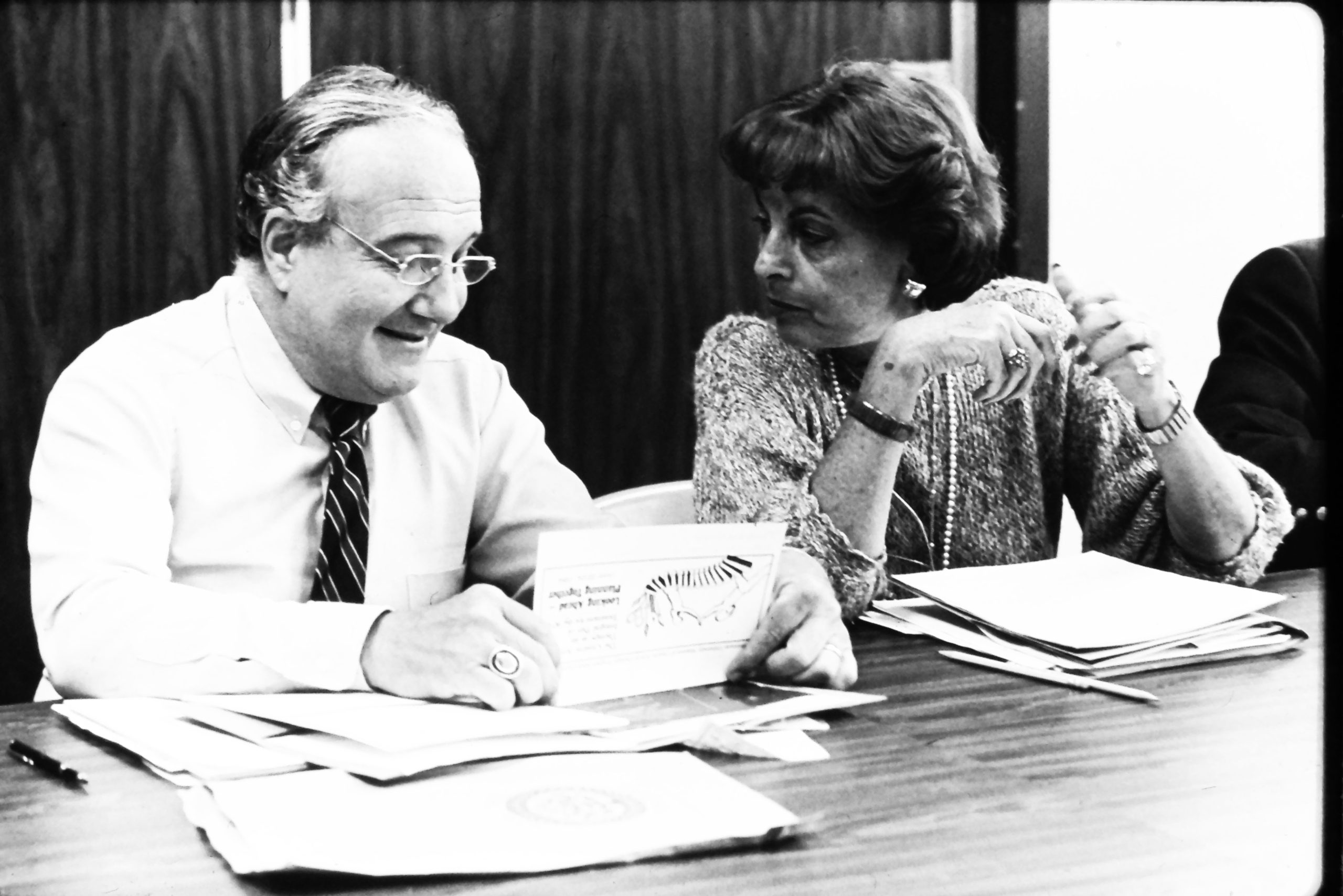 Myra Levick and Paul Fink, MD, director of Hahnemann’s program