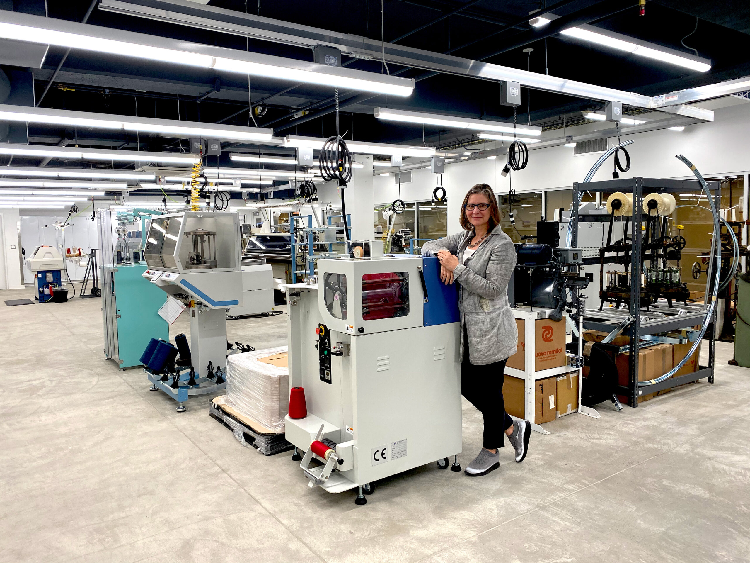 Geneviève Dion in the lab