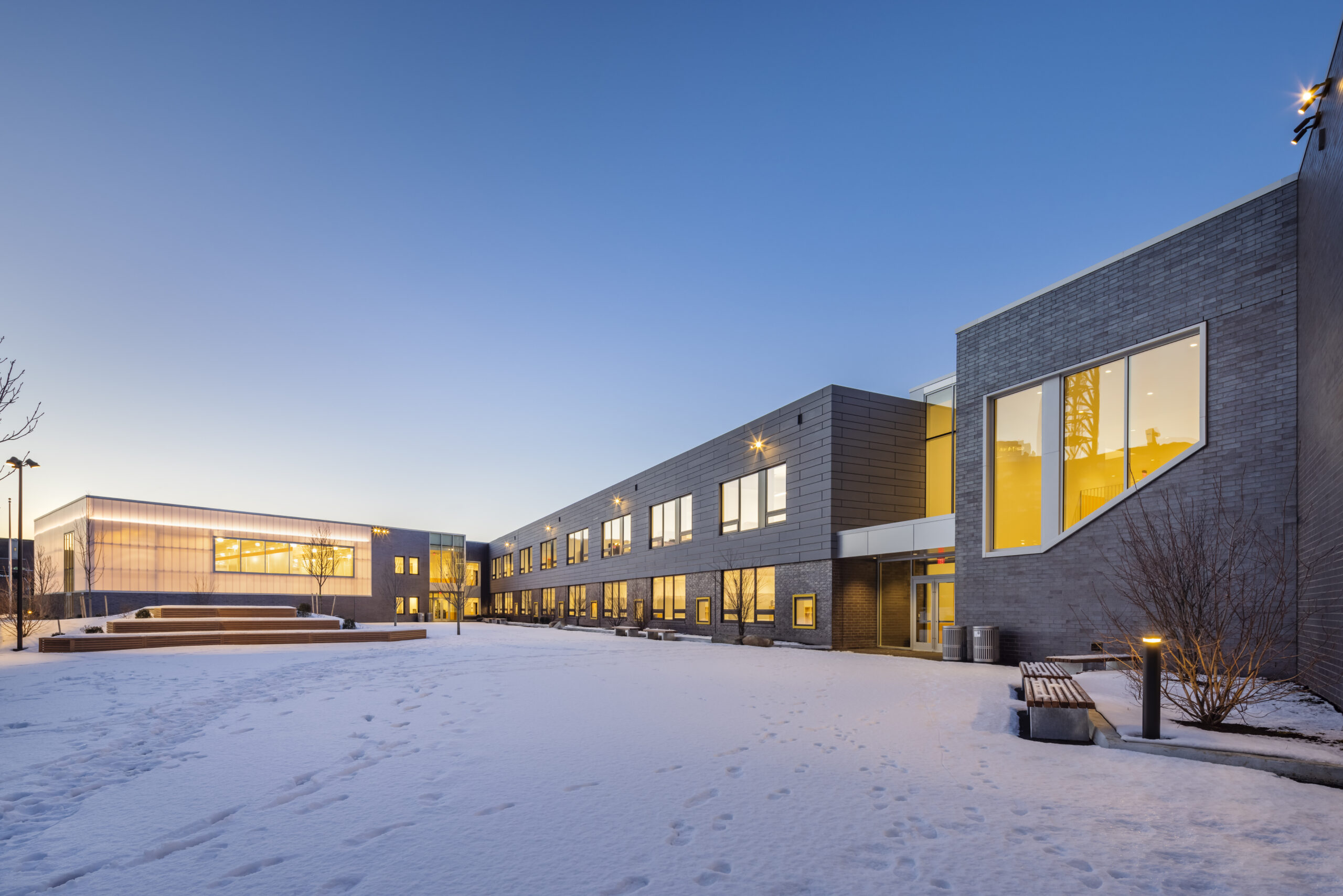 interior of powel school