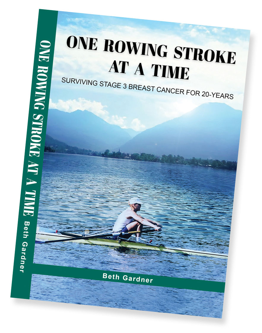 One Rowing Stroke at a Time - by Beth Gardner - book cover