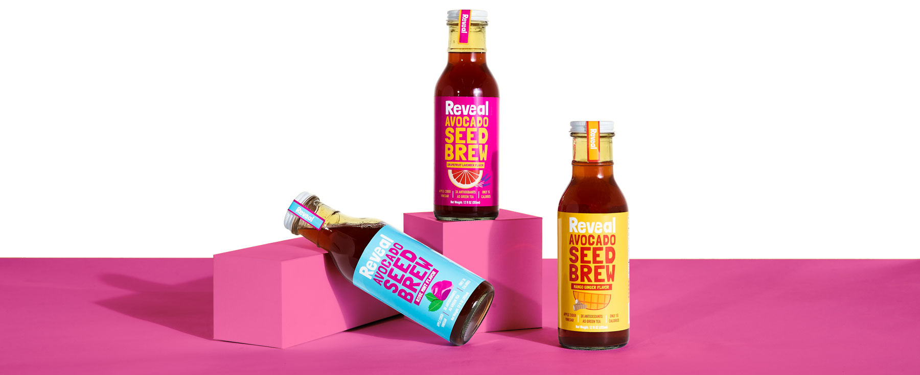 Reveal Seed Brew bottles