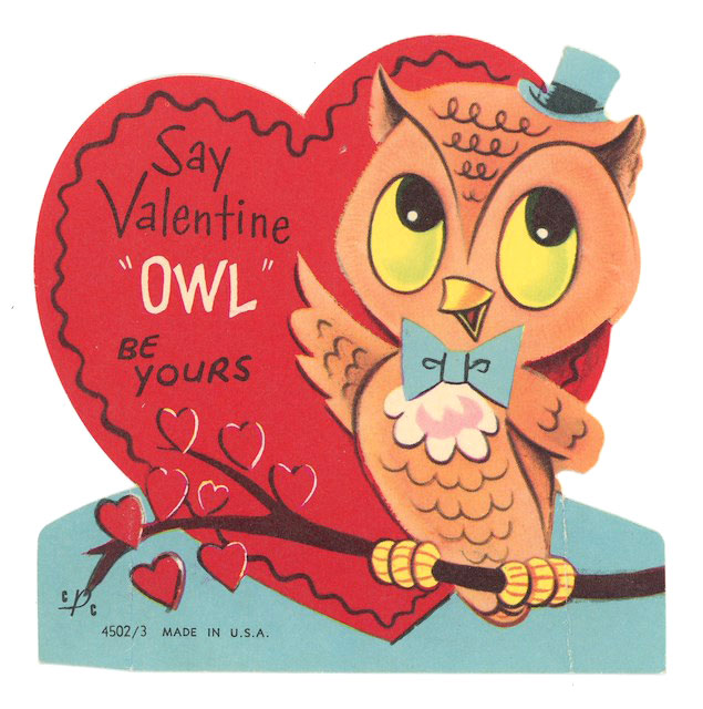 Say Valentine Owl be Yours