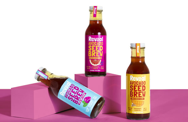 Reveal seed brew bottles