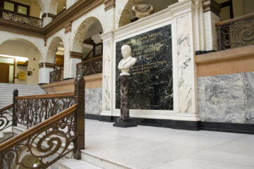 A.J. Drexel bust in Main Building